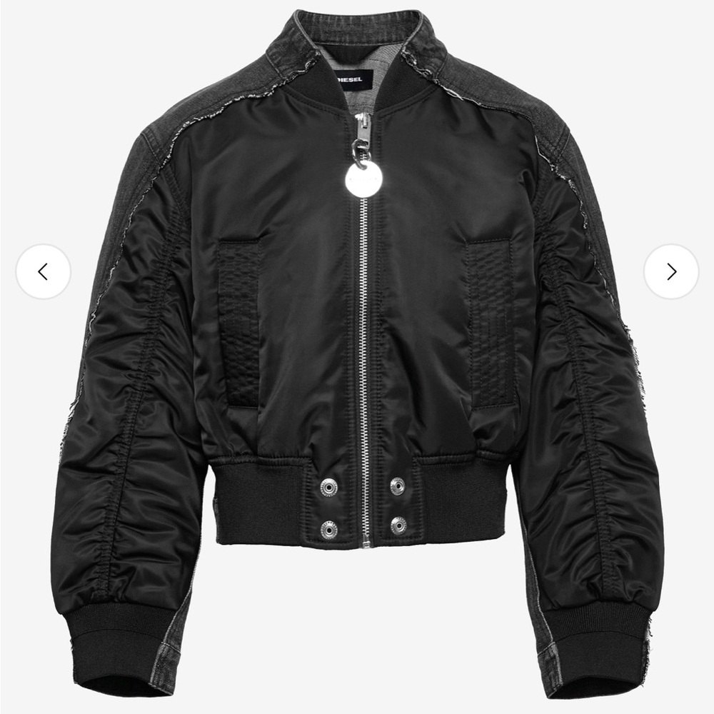 Diesel Denim - Bomber Women Jacket Black